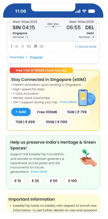 eSIM offer in checkout